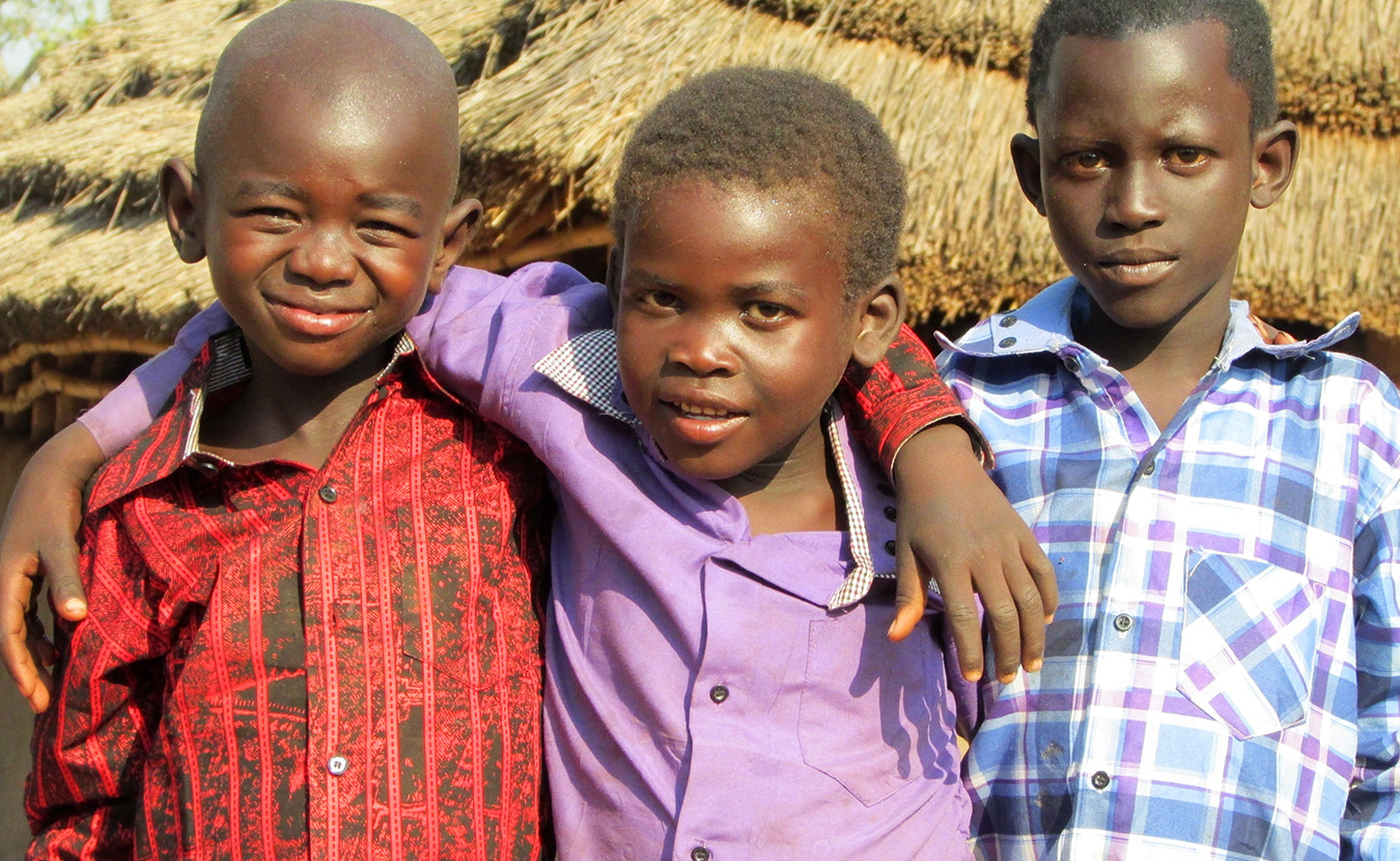 Young Moru boys after Christmas celebration at church. | Photo by Will and Theresa Reed