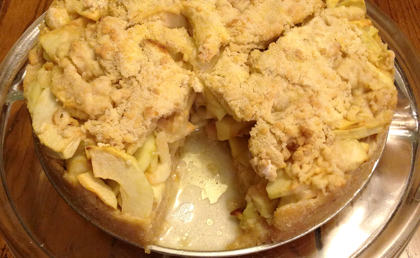 Ruthie Cohen's "coveted and labor-intensive" Drora Apple Pie Cake. | Photo by Ruthie Cohen