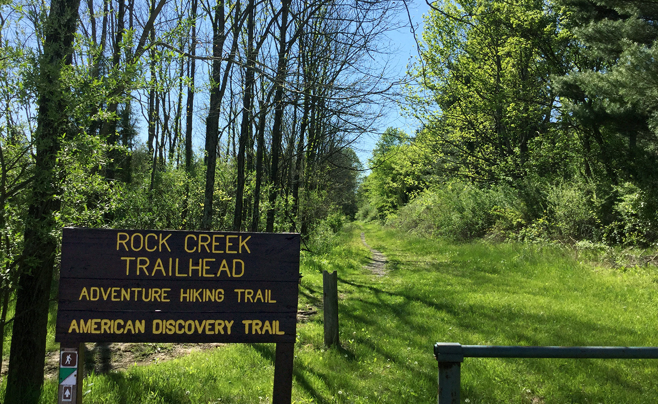 The American Discovery Trail is a 6,800-mile, coast-to-coast phenomenon that is the first of its kind in the country. Much of it travels along existing trails, such as this one in the Harrison-Crawford State Forest in southern Indiana. | Photo by Ron Eid