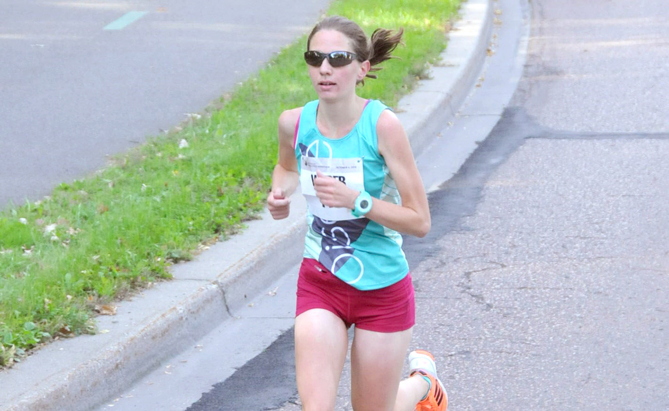 Anna Weber put her academic life on hold to work toward her goal of running in the Olympics. She has qualified to compete this Saturday for a spot on the 2016 U.S. Olympic marathon team. | Courtesy photo