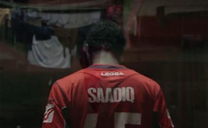 The film Men in the Arena, showing in Bloomington at the Buskirk-Chumley Theater on October 26, documents two young Somalis who play on the national soccer team of their war-torn country. | Image courtesy of Men in the Arena