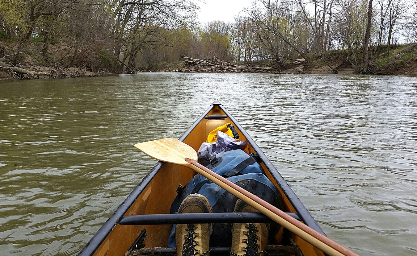 Adventure-travel writer Michael Waterford recommends spending some time in a canoe or kayak on southern Indiana's rivers, including the Eel River near Clay City (pictured here). From family trips to technical paddles, day trips to weekend excursions, lazy rivers to party trips, Waterford reveals his favorite paddling trips in Indiana. | Photo by Michael Waterford