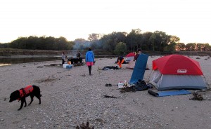 Some rivers in Indiana are great for camping overnight along the banks. | Photo by Michael Waterford