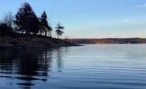 Lake Monroe, Bloomington's water source. | Photo by Lynae Sowinski