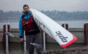 Adventurer Michael Waterford is taking his second source-to-sea trip of the Mississippi River more seriously. Waterford is seen here at the Columbia River in Oregon, training for the second attempt. | Courtesy photo