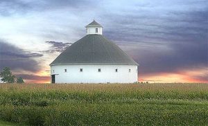 The shape and construction of Indiana's barns tell a migration history. | Photo courtesy of the Indiana Barn Foundation