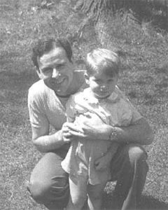 RLJ with Larry on his third birthday in the summer of 1945. | Photo by Vernice Baker Lockridge