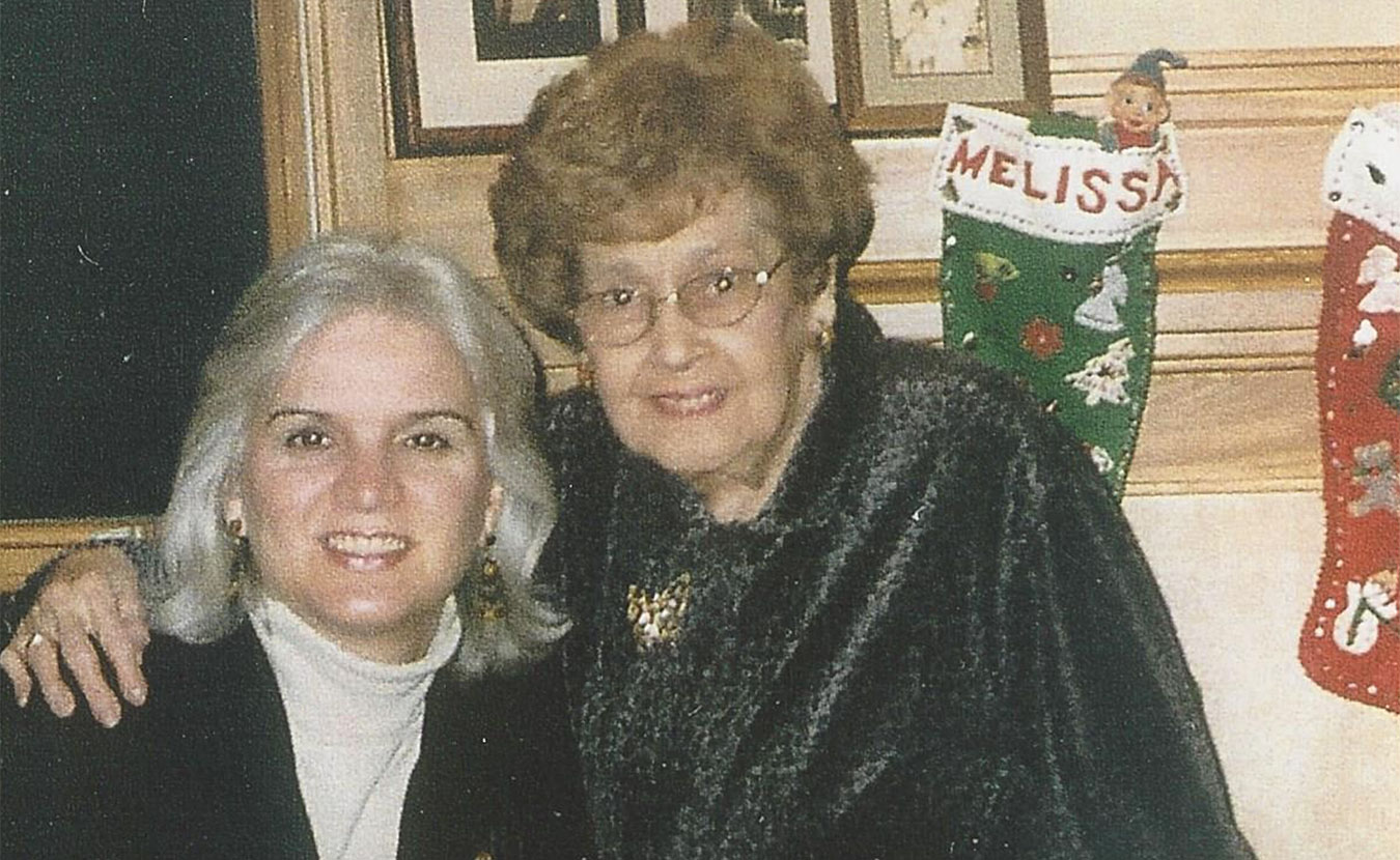In her memoir, "Crazy Is Relative," Indiana University Professor Melissa Keller, left, writes about her relationship with her “fascinating and hilarious” mother-in-law, Shirley. Shown here in 2002. | Courtesy photo