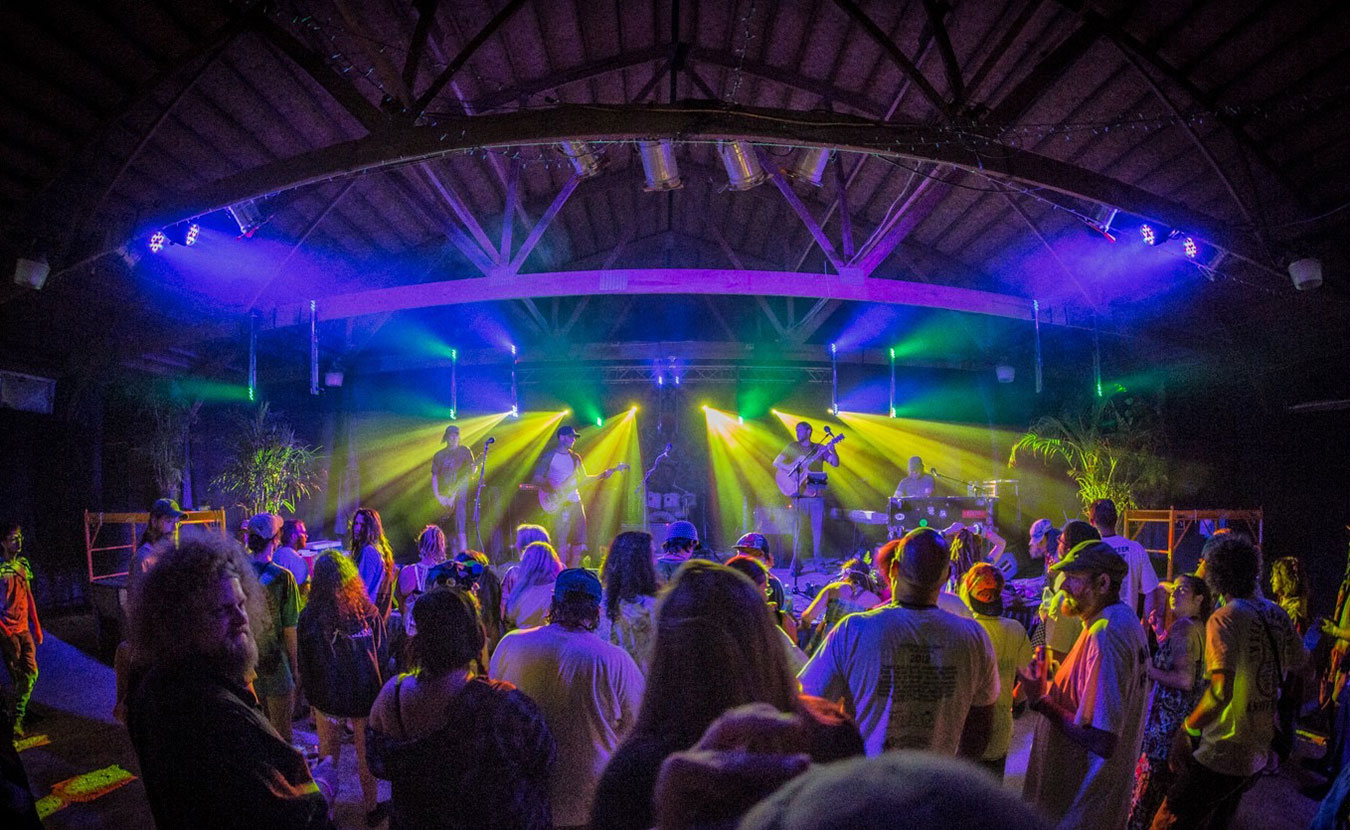 Chris Kinnick transformed his 55-acre horse farm into Stable Studios, a music festival venue and recording studio. Pictured here is the crowd from Good People Good Times, a summer festival of jam bands, bluegrass, folk, and rock. | Courtesy photo
