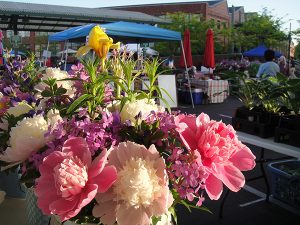 Ann sold her flowers at the Bloomington Community Farmers' Market for years. She was also an artist, craftswoman, forager, seamstress, mechanic, newspaper deliverer, meter reader, and waitress. | Courtesy photo