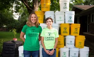 Randi Cox, left, and Kathy Gutowsky of Green Camino Inc. originally planned to make their composting business a nonprofit. But after some research, they learned that they could become a benefit corporation or "B corp" — a for-profit business that also strives to create a general public benefit. | Photo by Chaz Mottinger