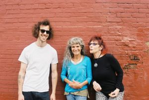 (l-r) David Shapiro, Kath Bloom, and Flo Ness. Bloom will perform at Landlocked on May 1, with local songwriter Kate Long opening. | Photo by Kyle McEvoy