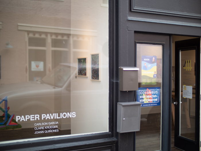 ‘Paper Pavilions’ features the commissioned work of Midwestern artists from October 1 through November 21. | Photo by Ian Carstens