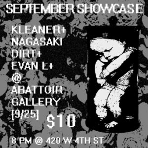 DJ Evan L created the flyer for Abattoir’s first event in September. | Image by Evan L