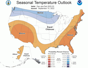 Midcontinent Independent System Operator is forecasting below normal/normal temperatures across its North and Central regions. | Source: <a href="https://www.misoenergy.org/about/media-center/" target="_blank">misoenergy.org</a>