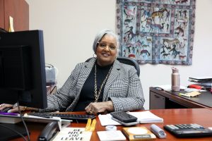 Beverly Calender-Anderson is director of Bloomington’s community and family resources department and a member of the county’s Substance Use Disorder Awareness Commission. | Photo by Benedict Jones