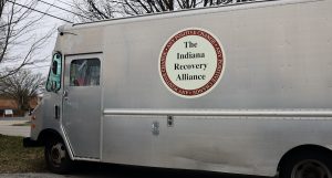Opioid settlement money could help buy another van for the Indiana Recovery Alliance, as well as a transport sedan for Centerstone, various naloxone kits and boxes, and other harm reduction supplies. | Photo by Benedict Jones