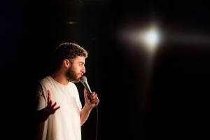 Emil Wakim at The Comedy Attic | Photo by Tall and Small Photography
