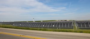 The Indianapolis International Airport has the largest solar farm of any airport in the world, generating enough electricity to power 3,200 average homes. | Photo by Benedict Jones