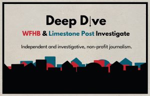 WFHB Community Radio and Limestone Post Magazine began their year-long collaboration of local news reporting in February.