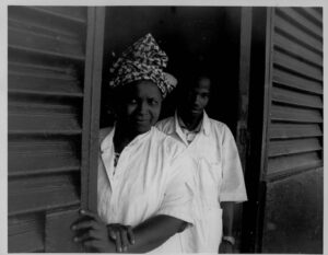 Infirmière de L’excision (Nurse of Excision), N’Zerekore, Guinea, 2009, Gelatin Silver Print. Nurses who operate a fistula clinic.