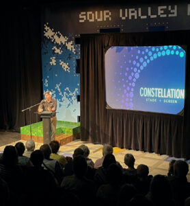 Chad Rabinovitz, Artistic Director at Constellation Stage & Screen, announces the 2024–2025 Theatrical Season on April 30, 2024, at the Waldron Auditorium.
