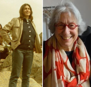 Judith Arcana in 1970 and today. In her 20s she was a “Jane,” part of the underground Chicago Abortion Counseling Service of Women’s Liberation. | Courtesy photos