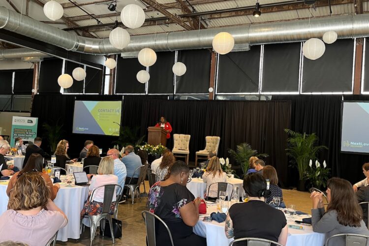 At a gathering of more than 100 diverse stakeholders in May, Michelle Gilchrist, President and CEO of Bloomington Health Foundation, announced the formation of a first-of-its-kind Mental Health Collaborative.