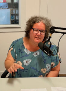 Molly Gleeson is organizing the Local Authors Book Fair. She spoke about it (above) with Michael G. Glab on WFHB Community Radio. | Limestone Post