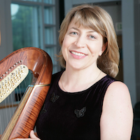 A native of Poland, Elżbieta Monika Szmyt is now professor of music in harp, director of the Pre-College Harp Program at the IU Jacobs School of Music, and a USAIHC programming committee member. | Courtesy photo