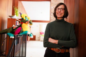 Debora Shaw, co-chair of the Voter Service Committee, League of Women Voters–Bloomington Monroe County | Photo by Jeremy Hogan/The Bloomingtonian for Limestone Post