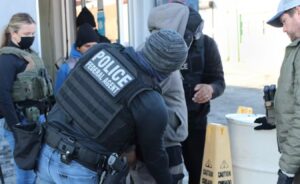 Immigration enforcement is a key justification for repurposing government data, but it also lays the groundwork for mass surveillance, says IU researcher Nicole M. Bennett. | Photo by U.S. Immigration and Customs Enforcement via Getty Images